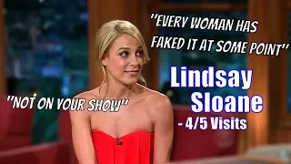 Lindsay Sloane - She "Outflirts" Craig Ferguson - 4/5 Visits In Chronological Order