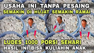 IDE USAHA TANPA PESAING‼️LUDES 1000 Porsi Sehari - Bisa Kuliahin Anak Dari Usaha Ini