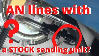 HOW TO USE AN fitting's on your STOCK sending unit!