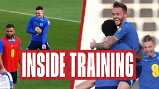 🤩 Foden's Insane Back Heel Goal, GK's on FIRE & Intense Attack v Defence | Inside Training | England