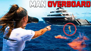 Superyacht Emergency: Man Overboard Rescue Mission!