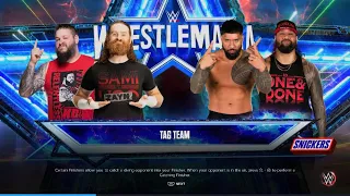 WWE 2K23 Sami Zayn and Kevin Owen Vs The Usos