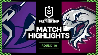 Melbourne Storm v Manly-Warringah Sea Eagles | Match Highlights | Round 10, 2013 | NRL