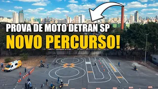Prova de moto Detran São Paulo -  NOVO PERCURSO!!