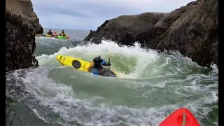 On The Water - Neptune's Rangers Rock Gardening - Rough Water Sea Kayaking