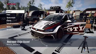 Dirt Rally 2.0 Random Time Attack Gameplay - Polo GTI R5 - Australia - Noorinbee Ridge Ascent.