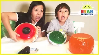 Halloween Gummy Food vs Real Food challenge!