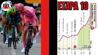 GIRO DE ITALIA  🚵‍♂ - ETAPA 10 🔥- DANI MARTINEZ  🇨🇴 BUSCA REMONTAR EN LA MONTAÑA -