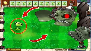 Plants vs Zombies Minigames Zombotany - 1 Peashooter vs 1 Dr. Zomboss