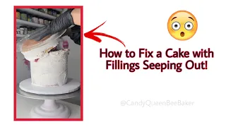 How to Fix a Cake with Fillings Seeping Out