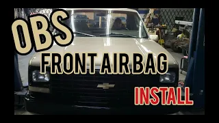 "Part 1" OBS front air bag install