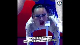 The Marinelli bend is one of the most extreme contortion positions - Mongolia's #GuinnessRecord #IBC