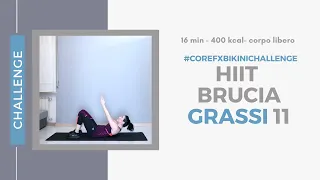 16min - Tabata bruciagrassi challenge 11 - 400kcal