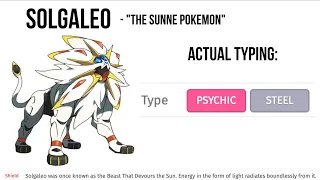 Pokemon types that make no sense