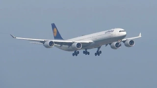 Lufthansa Airbus A340-642 Flight LH505 from São Paulo to Munich München D-AIHD