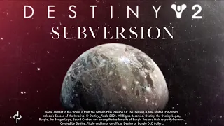 Destiny 2 - Subversion Trailer (Fan-Made) #motw