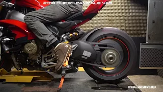 2018 Ducati Panigale V4S On Dyno Austin Racing Exhaust
