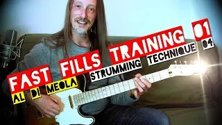 Al Di Meola technique 04 💥 Fast Fills Training 1 🎸 Guitar-Nerdery 042