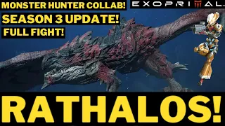 EXOPRIMAL - RATHALOS - FULL FIGHT! - MONSTER HUNTER COLLAB! #exoprimal #monsterhunter #capcom