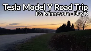 Tesla Model Y Road Trip, It's Minnesota  - Day 3