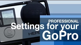 What GoPro settings does GoPro recommend?