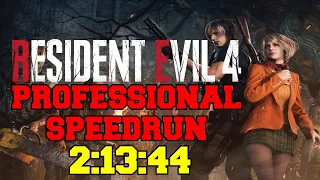 Resident Evil 4 Remake Professional Speedrun 2:13:44