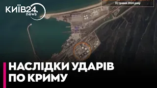 З’явилися супутникові знімки наслідків ударів ЗСУ по порту "Кавказ" в Криму