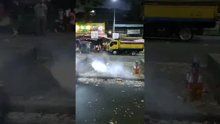 Giant Atomic Whistle Bomb - New Years Eve 2023 Tondo Manila.