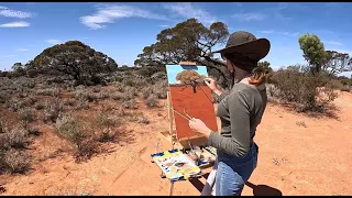 Whyalla Conservation Park Plein Air Painting