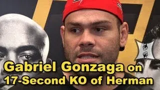 UFC 162: Gabriel Gonzaga On 17-Second KO Win Over Dave Herman, Travis Browne KO Appeal