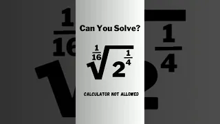 A Nice Math Problem With Fractional Radical Index. #shorts #maths #radical #olympiad #mathematics