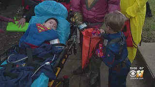 Brothers with rare neurological disorder go trick-or-treating with MedStar