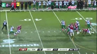 CFL Recap: Saskatchewan 13, Calgary 25 - October 21, 2011