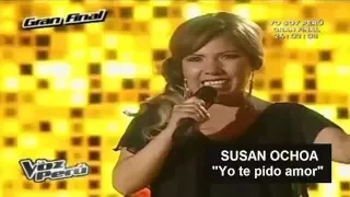 Susan Ochoa canta "Yo te pido amor" | Gran Final | La Voz Perú 2015