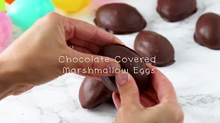 How to Make Homemade Chocolate Covered Marshmallow Eggs