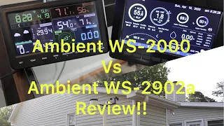 Ambient weather WS-2000 vs the Ambient weather-2902A/B review: Worth the extra money?