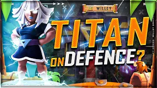 Electro Titan on DEFENSE?? | Clash of Clans