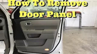 2009 2010 2011 2012 2013 2014 2015 Honda Pilot How to Remove Front Door Panel Removal Take Off