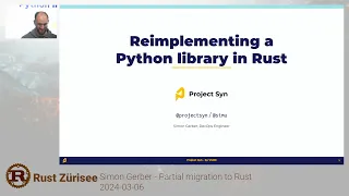 Project Syn - Simon Gerber - Rust Zürisee March 2024