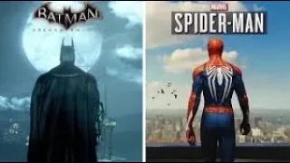 Spider Man(PS4) VS Batman:Arkham Knight-Сравнение геймплея