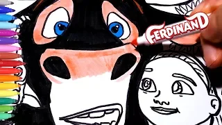 How To Color Ferdinand | Ferdinand Coloring Book for Kids | Coloring Ferdinand and His Friends