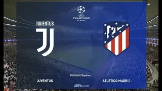 PES 2019 | Juventus vs Atletico Madrid | UEFA Champions League | Gameplay PC