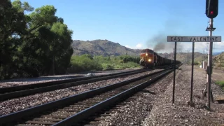BNSF freight train at East Valentine AZ