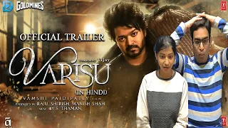 #Varisu (Hindi) Official Trailer Reaction | Thalapathy Vijay, Rashmika Mandanna, Vamshi Paidipally
