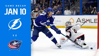 RECAP: Blue Jackets @ Lightning 1/10/23 | 3rd Period Madness