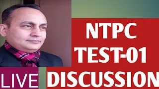 NTPC TEST 1 DISCUSSION l By M.K.Jha # Jha Classes