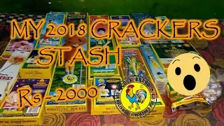OMG! Rs 2000 crackers  stash unboxing || 2018