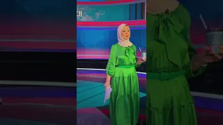 خديجه بن قنه تهاجم الصحافي فيصل القاسم بسبب المساعدات الجزائريه للنظام السوري بسبب الزلزال