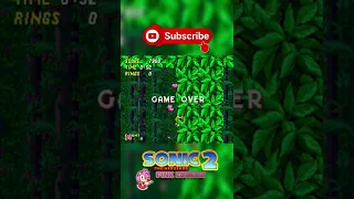 Sonic The Hedgehog 2 Pink Edition - Game Over