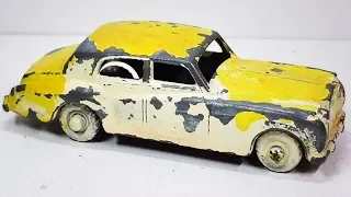 Matchbox restoration, Rolls Royce silver cloud No. 44, repair and renovation of cars, toy car